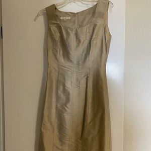 Tara Jarmon Paris silk shift dress and matching coat